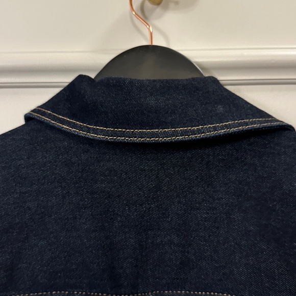 Liverpool Dark Blue Denim Jacket belted - Picture 6 of 7